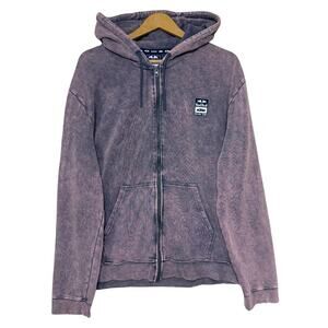 Red Bull X KTM Racing Team Full Zip Hoodie Mens 2X Acid Wash Purple Black Cotton